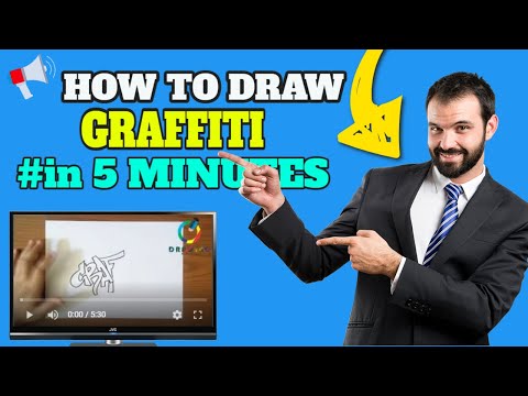فيديو: كيف تتعلم رسم الكتابة على الجدران بقلم رصاص