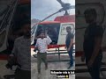 Helicopter ride start in leh ladakh  leh travel motivation youtubeshorts photography