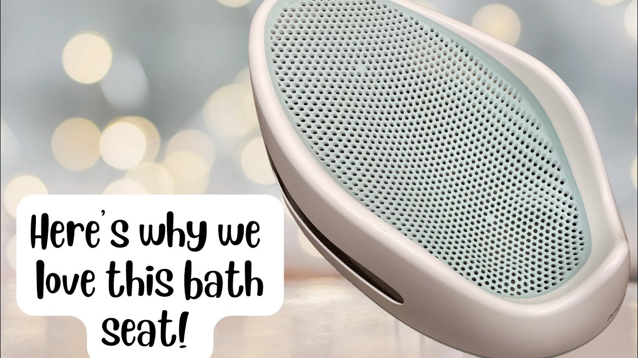 Angelcare Baby Bath Support Seat Review BEST Item on my Baby Registry