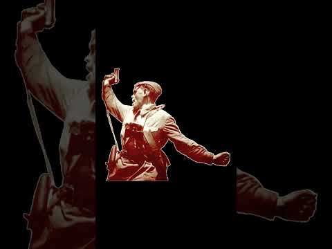 Футаж 9 мая, вертикальный, ВПЕРЁД! ЗА РОДИНУ!, на альфа-канале (прозрачный фон)