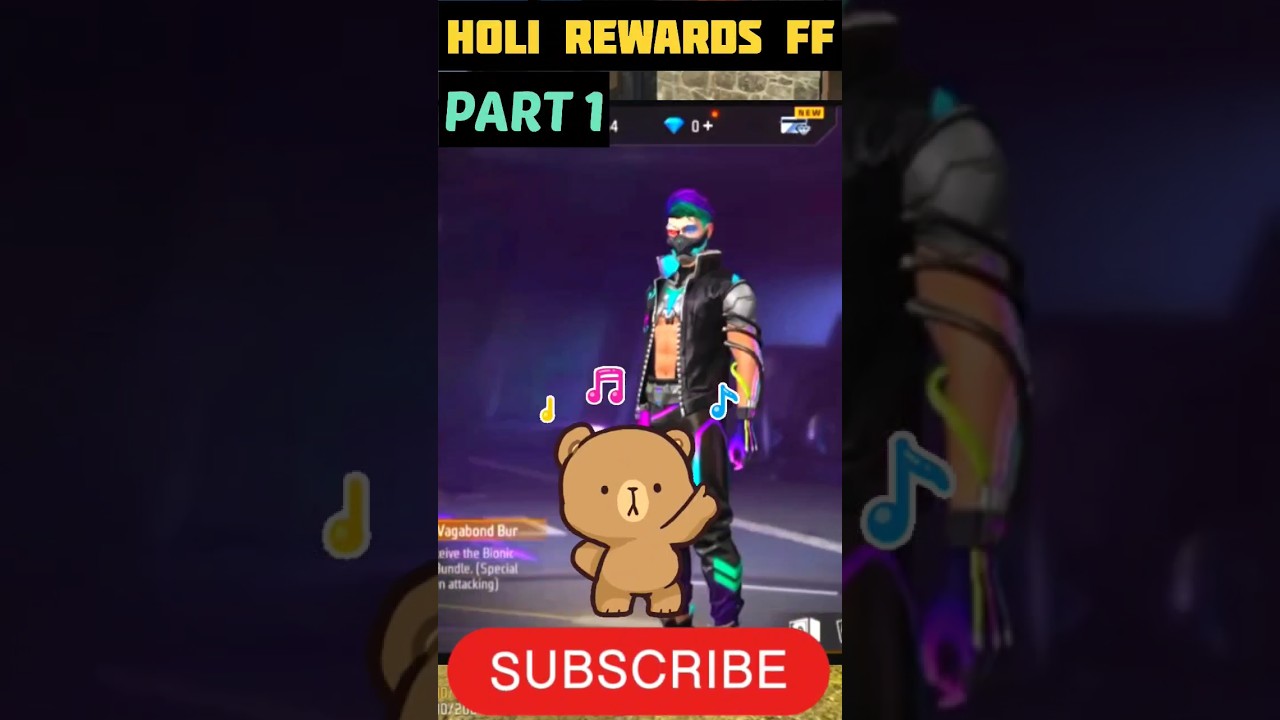 Holi Event Rewards Free Fire | 