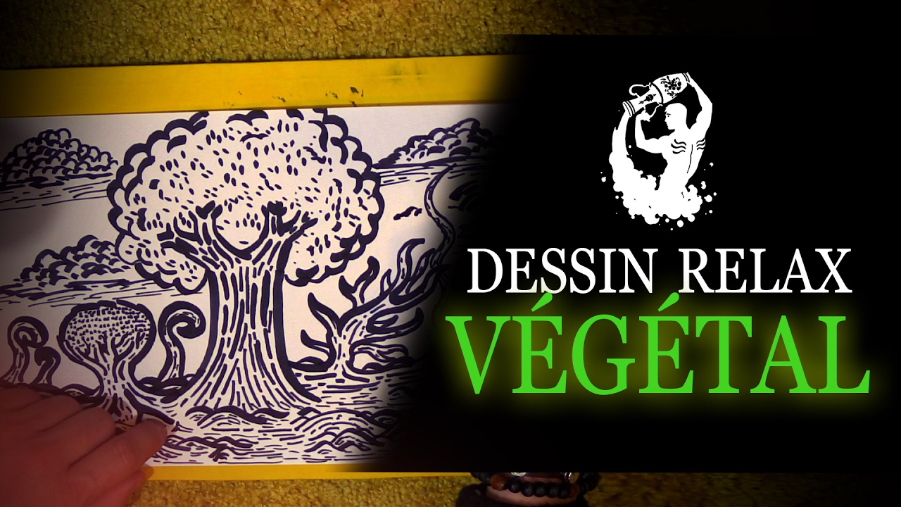 Le Verseau ~ Dessin Relax Végétal (ft. Paris ASMR)