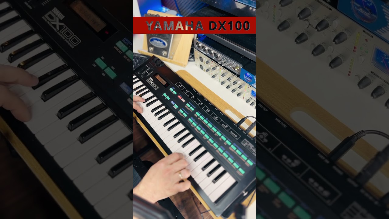Yamaha Dx100 + Reverb. Synth-Sound