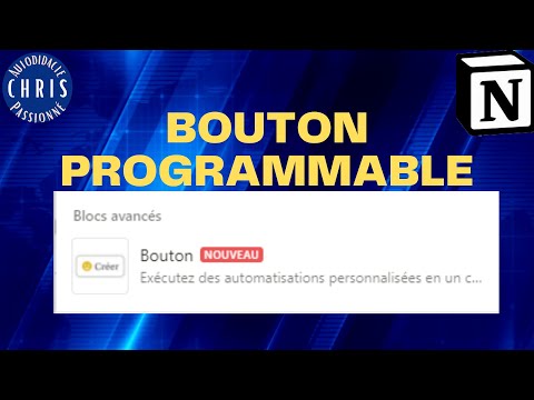 Nouveauté NOTION : Bouton programmable !