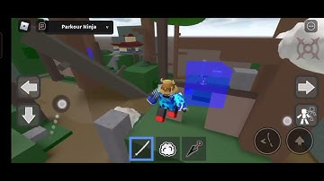 Roblox be a ninja parkour script hitbox and inf jump Arceus x