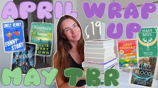 april wrapup *read 19 books* & may tbr