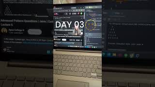 Java with dsa | #java #shorts #coding #dsa #engineering #cse #code #programming #day03