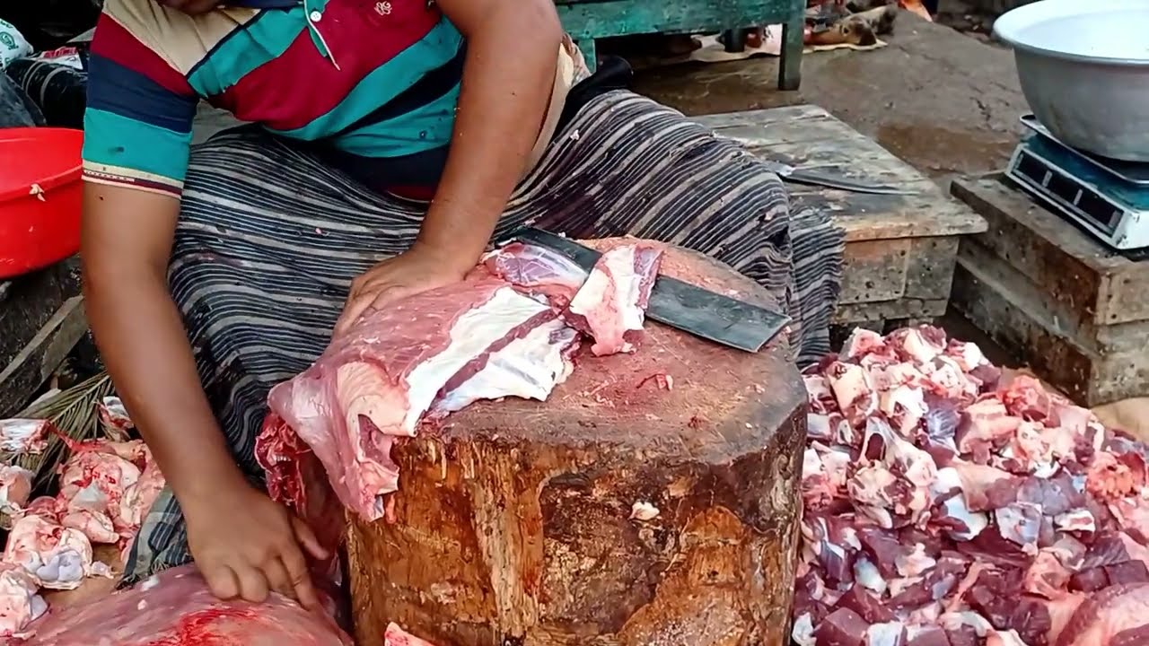 Amazing Meat Cutting Skills By Knife | How To Cutting Cow Meat | Fresh Beef Cutting Technique