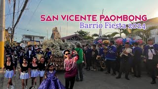 SAN VICENTE PAOMBONG BARRIO FIESTA | PRUSISYON AT SAGALA