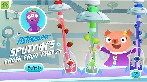 ASTROBLAST!SPUTNIKS FRESH FRUT FRENZY | Fun Games Children.