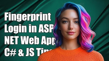 How to Implement Fingerprint Login in ASP.NET Web Application with C# and JavaScript