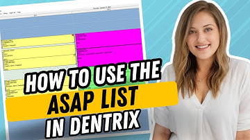 Dentrix ASAP List