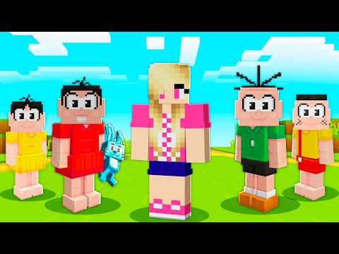 I joined the TURMA DA MÔNICA server on Minecraft!