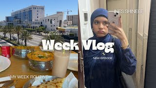 Week vlog (food🌮 ,uni 👩🏻‍💻,fun 🌸 ) |جوزو معايا اسبوع في حياتي 💗🎊 