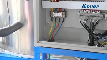 Koller Flake ice machine KP50 operation guide video