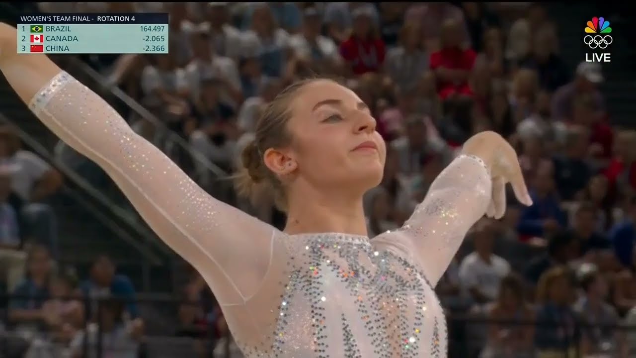 (NBC) Angela Andreoli FX TF 2024 Olympics