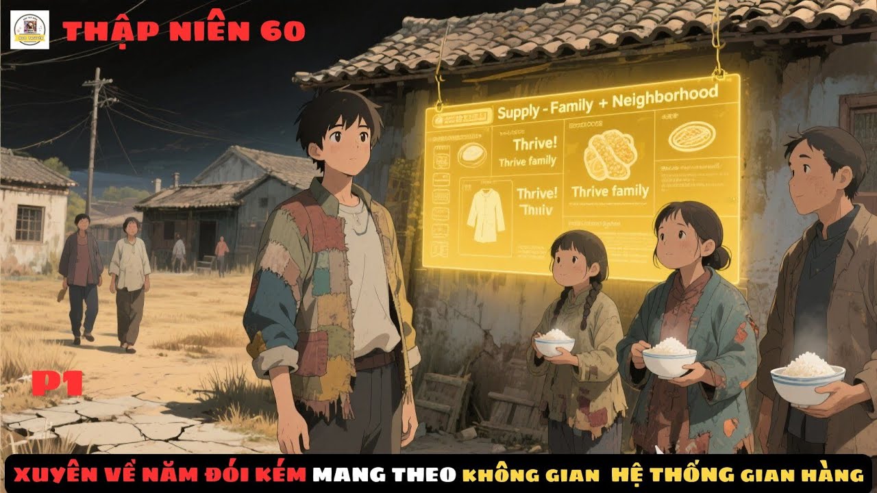 [P1]  THẬP NIÊN 60 -MANG KHÔNG GIAN HỆ THỐNG GIAN HÀNG | Nob Truyện #audio #truyenhay