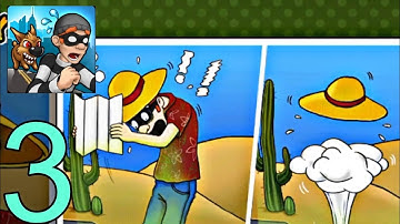 Robbery Bob : Gameplay Walkthrough Part 3 - Chapter 3 - Secret Labs (iOS, Android)