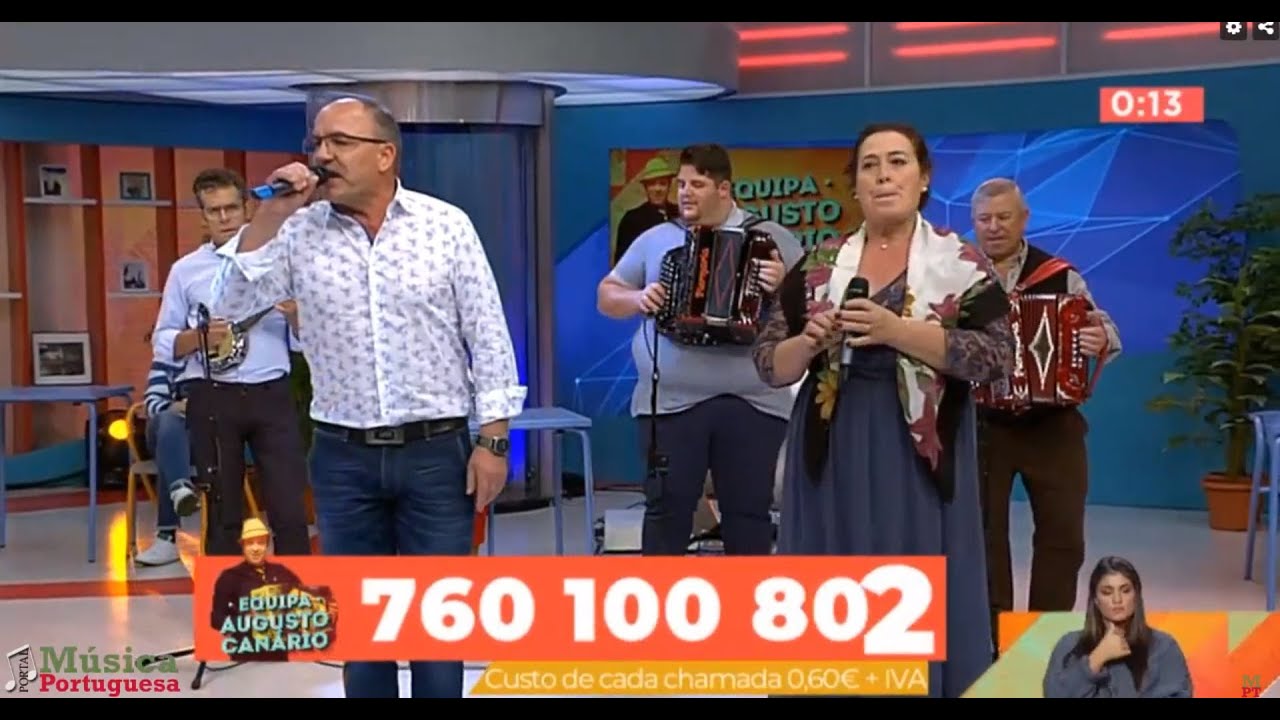 Desgarrada Maria do Carmo Oliveira e Américo Silva, Cantares ao Desafio, Praça da Alegria, Cantigas