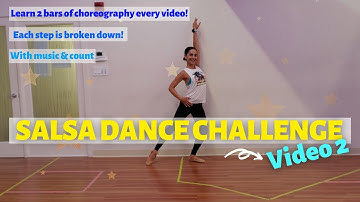 LM Salsa Dance Challenge Video 2 | Learn Salsa | Salsa For All Levels | Salsa Steps | How to Salsa