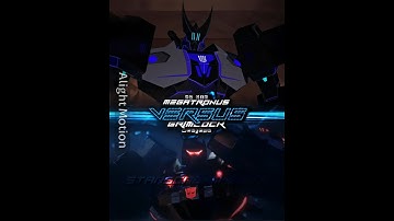 Megatronus RID 🆚 Grimlock WFC/FOC #transformers #edit #vs #megatronus #grimlock #4k