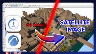 Archicad - Project a Satellite Image onto Your 3D Terrain (Realistic Ground Texture)