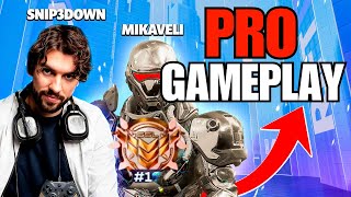 INSANE Splitgate Matches! Pros Snip3down + Mikaveli DOMINATE