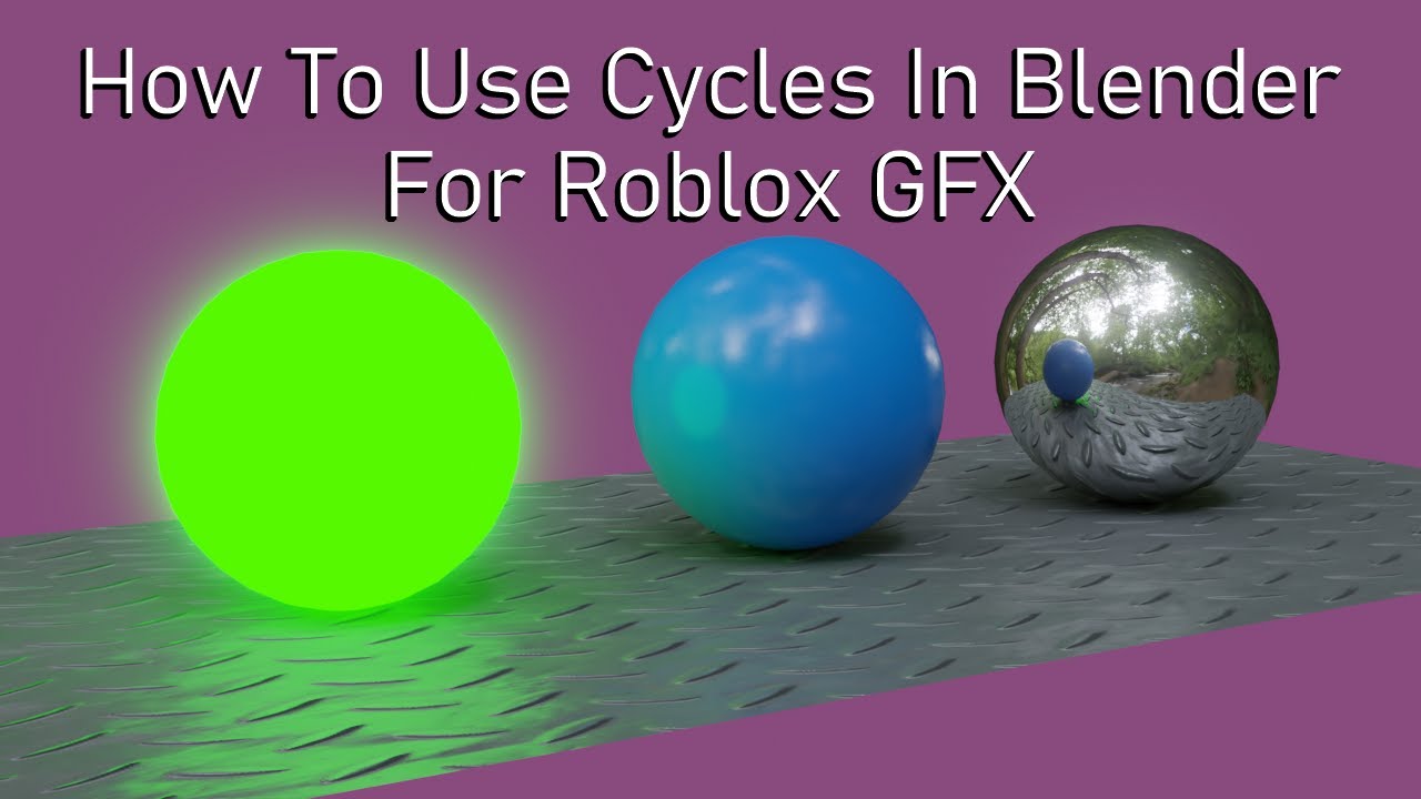 How To Use Cycles In Blender For Roblox GFX - YouTube