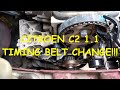 Citroen C2 1.1 timing belt change