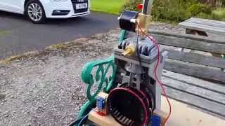 Compressed air engine part 2 first test