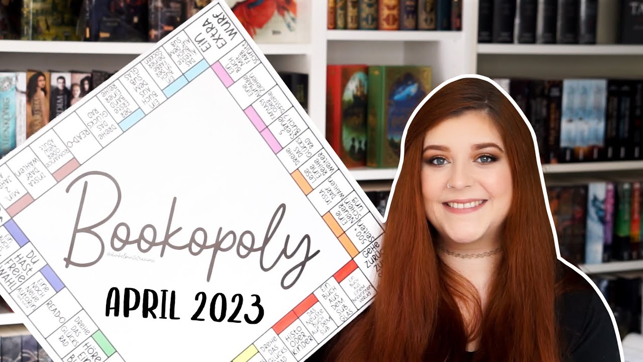 Bookopoly #3 | April 2023 | Eine kunterbunte Mischung 🥰 | Dunkelbuntetraeume