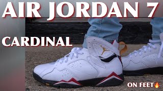 Air Jordan 7 Cardinal Review & On Feet| What You Should Know!!!