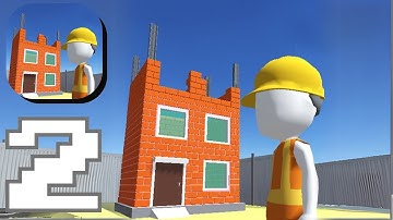 Pro Builder 3D - Gameplay Walkthrough Part 2 Build 3 house it Android,iOS