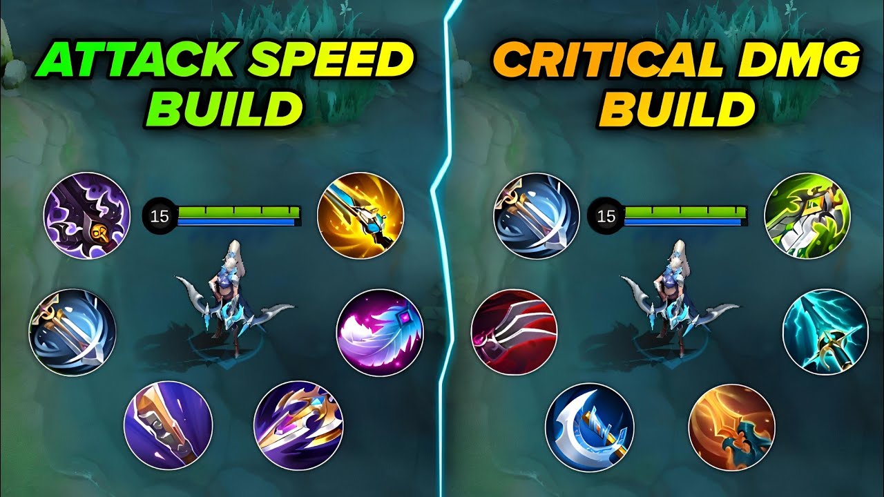 Miya Attack Speed Build vs Miya Critical Build!  Which is better?? - Mobile Legends 
