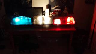 Code 3 Force XL Emergency Lightbar Test
