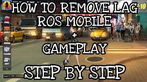 HOW TO REDUCE LAG IN FPS DROP IN ROS MOBILE💯 | PART 2