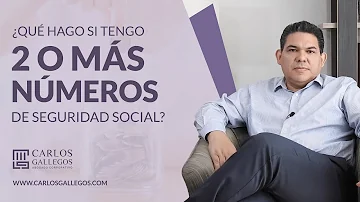 ¿Por qué la gente tiene dos números de la Seguridad Social?