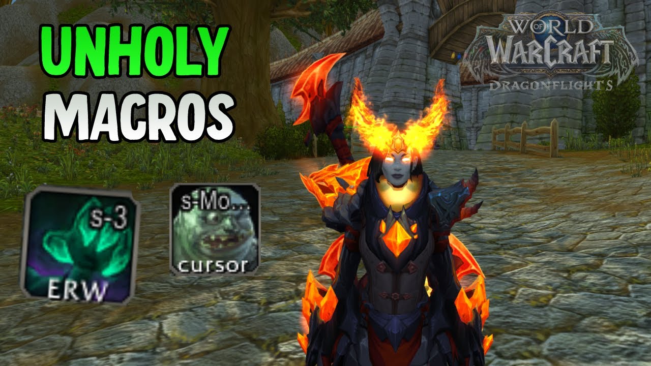 Unholy DK PvP Macros (USE LESS KEYBINDS!!!) Dragonflight 10.0 YouTube