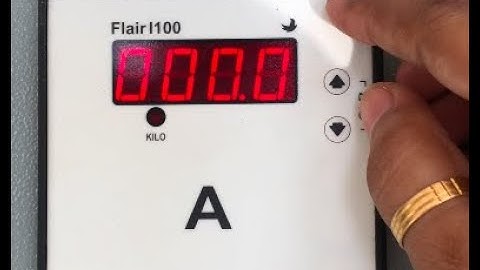 SECURE AMMETER CT RATIO SETTING | SECURE | FLAIR I100 | AMMETER SETTING | VCB | DIGITAL AMMETER