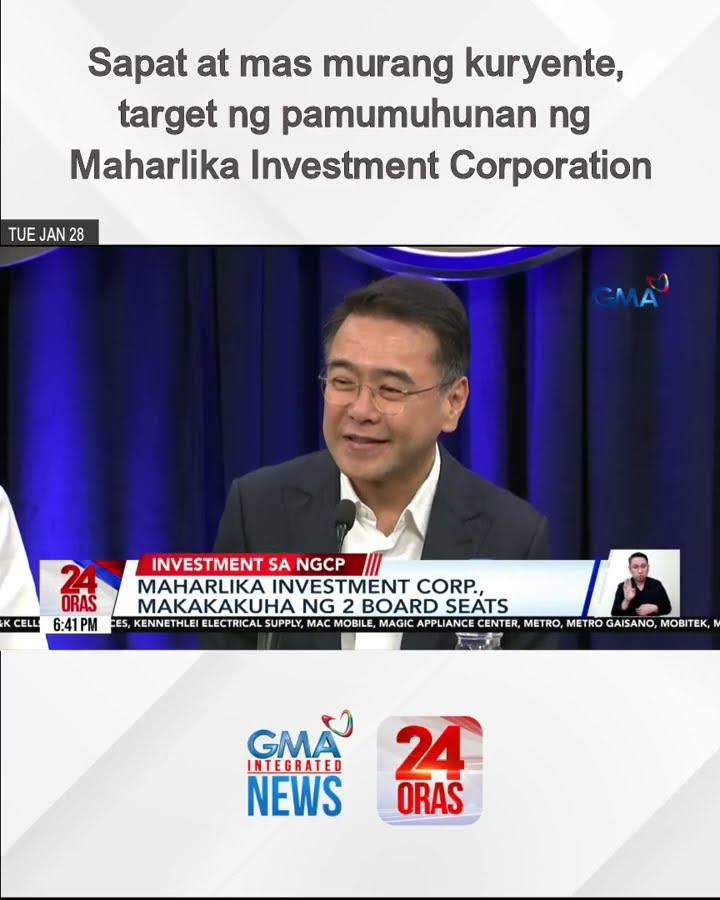 Sapat at mas murang kuryente, target ng pamumuhunan ng Maharlika Investment Corporation | 24 Oras