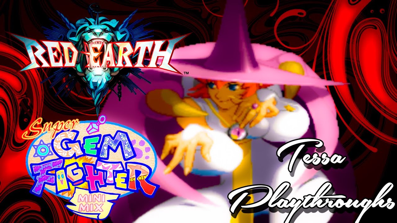 Capcom Fighting Collection- Tessa Tribute Mashup (Red Earth/Gem Fighter playthrough) [FGF Chris]