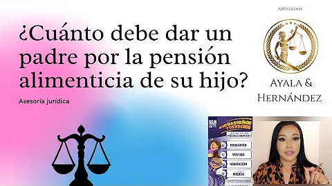 ¿Cuánto deben pagar los padres en concepto de pensión alimenticia?