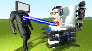 СКИБИДИ ТУАЛЕТ ПРОТИВ КАМЕРАМЕНА В ГАРРИС МОД SANDBOX GMOD SKIBIDI TOILET ► Garry