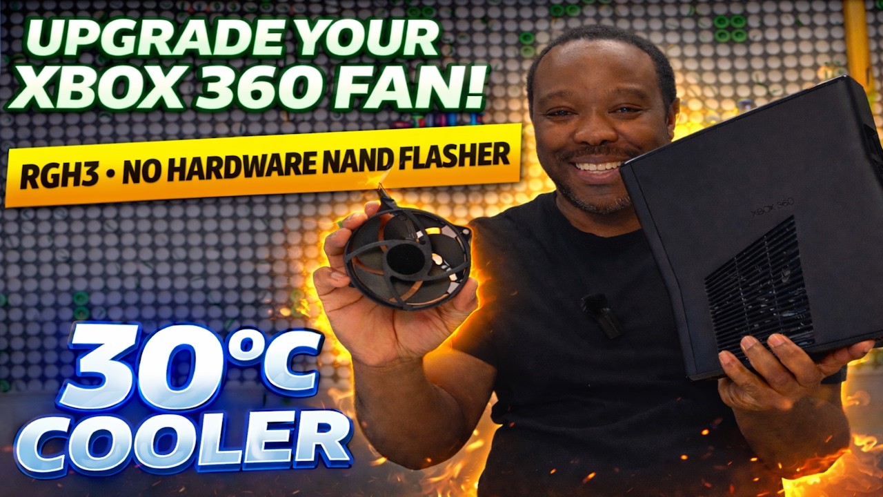 How to Upgrade Your Xbox 360 Fan (RGH3 • No NAND Flasher • BadUpdate)
