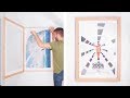 DIY Swing-Open Poster Frame | how to build a picture frame