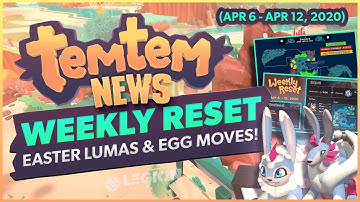 Temtem Weekly Reset | Bunbun Mudrid Lumas and DNA Strands | Temtem Weekly Update