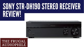 Sony STR-DH190 Stereo Receiver Review! Is this the stereo receiver budget king?