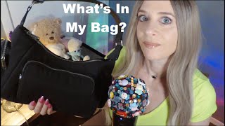 ASMR Gum Chewing What's In My Bag | Whispered