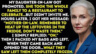 My Daughter-In-Law Texted Me “Heat Up The Leftovers” — What I Did Next Left Them Speechless Guide