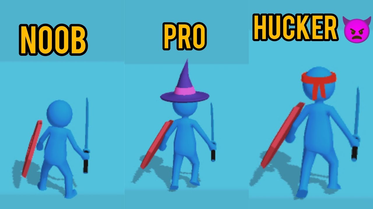 Noob vs Pro vs Hucker - Join Clash 3D